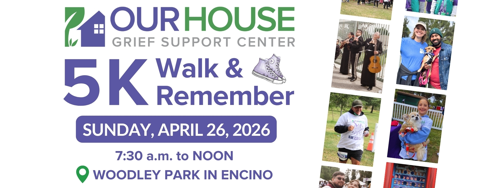 OUR HOUSE 5K: Walk & Remember 2026